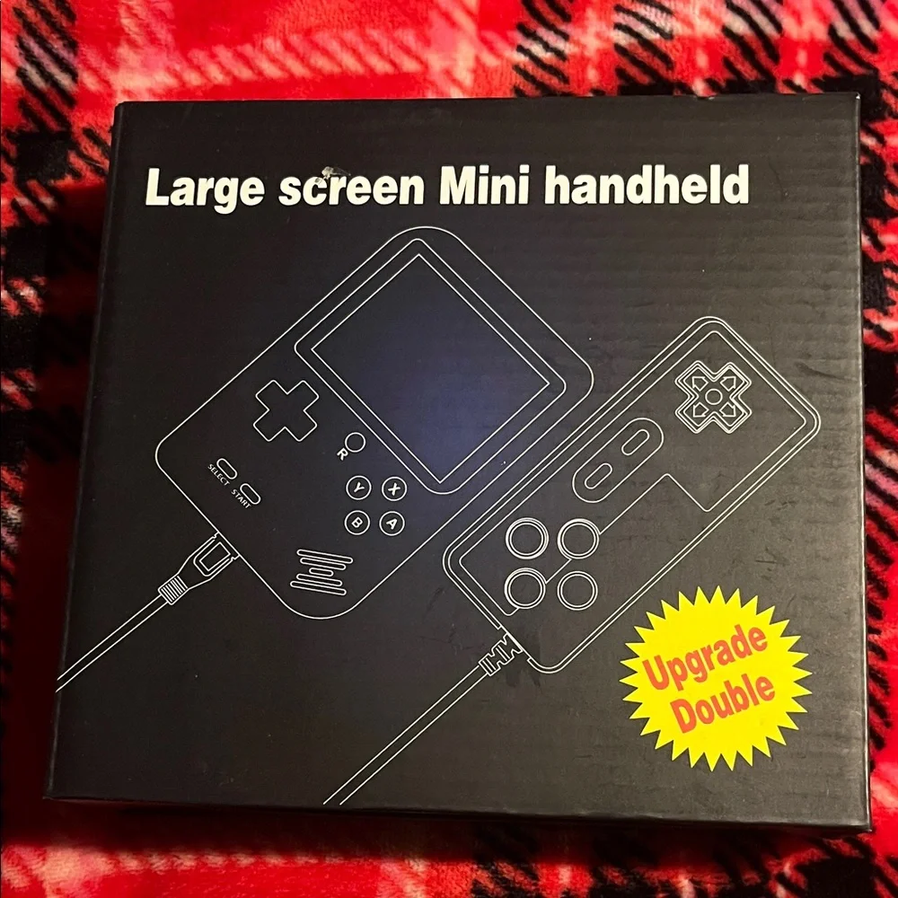 Large Screen Mini Handheld Console - Black
